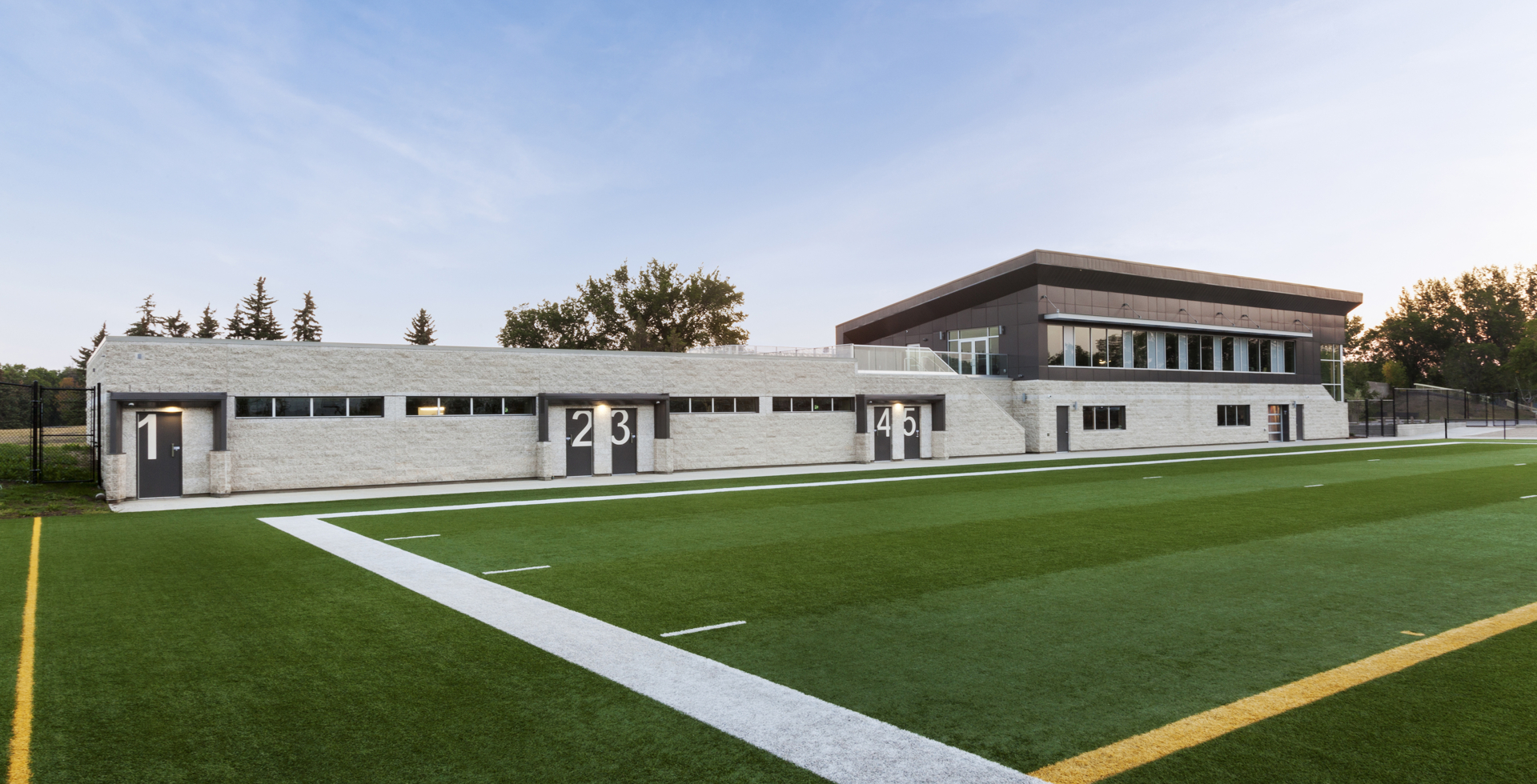 An image depicting P3A's Regina Minor Football Headquarters project.