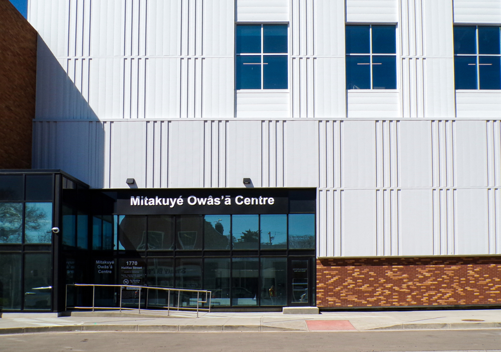An image of P3A's Mitakuyé Owâs’ā Centre project.