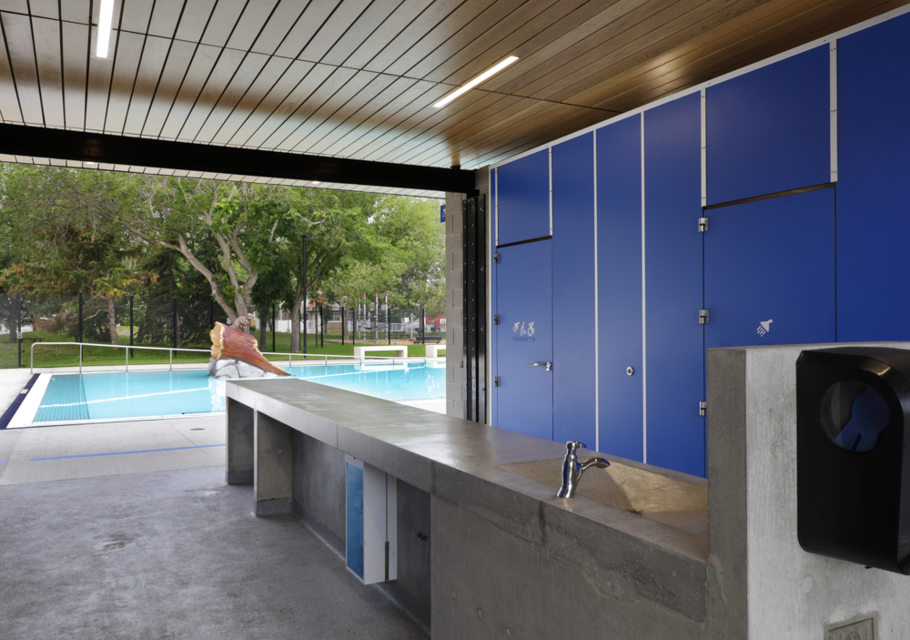 An image of P3A's Maple Leaf Outdoor Pool project.