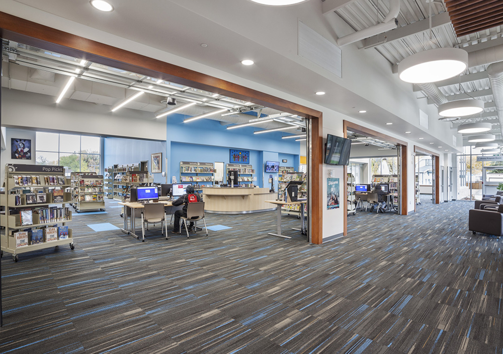 An image of P3A's Albert Community Library project.