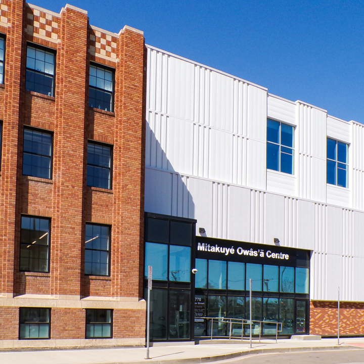 An image of P3A's Mitakuyé Owâs’ā Centre project.