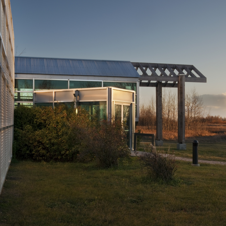 An image of P3A's Batoche Visitor Centre project.