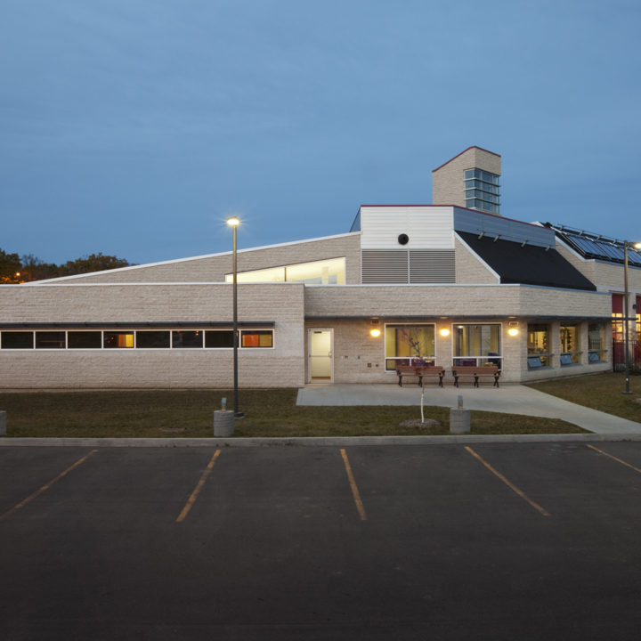 An image of P3A's Regina Fire Station no.4 project.