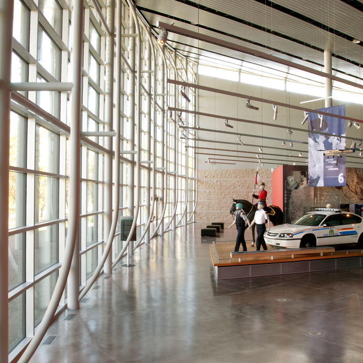 An image of P3A's RCMP Heritage Centre project.