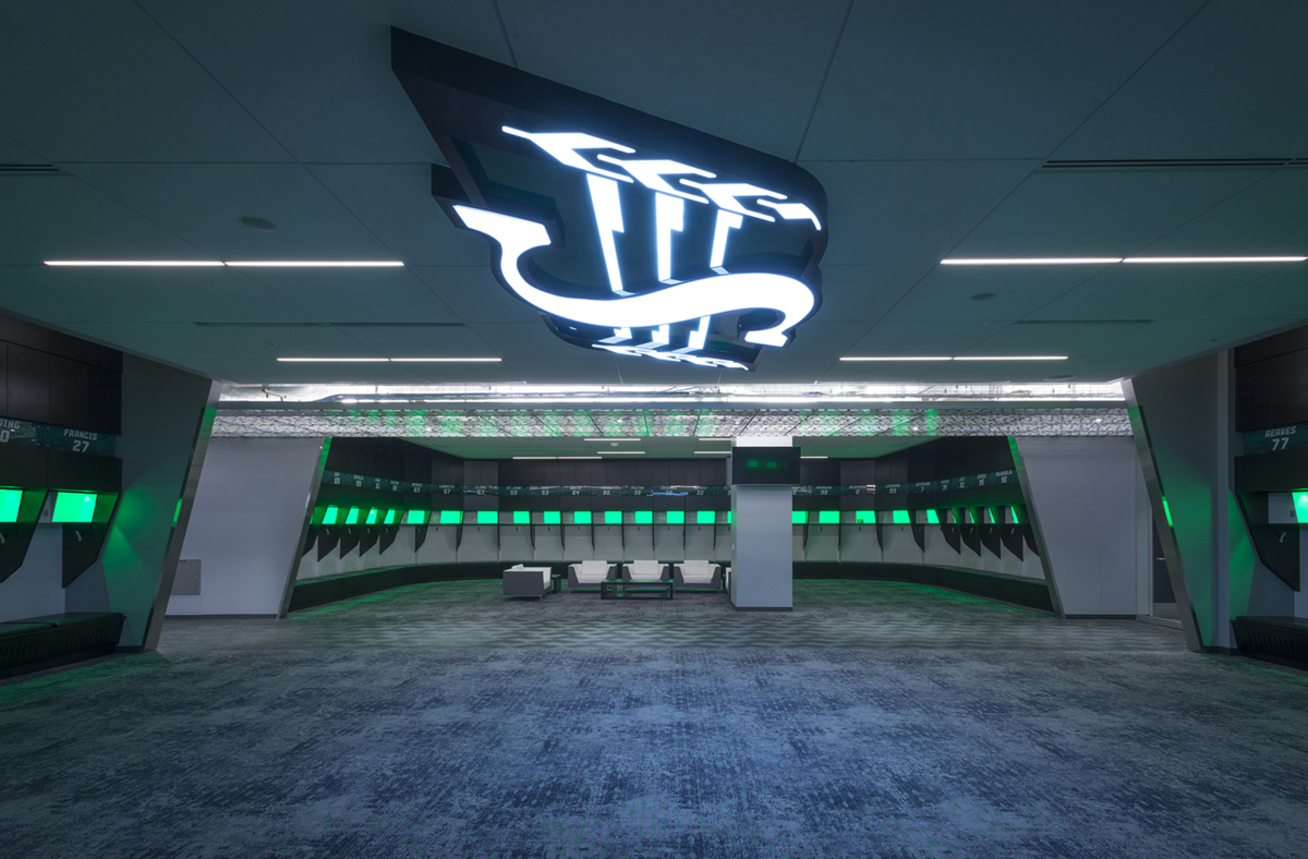 An image depicting P3A's Saskatchewan Roughrider Football Club project.